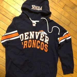 PINK Denver Broncos hooded sweatshirt
